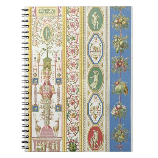 engrバチカンのRaphaelのLoggiaからのパネル ノートブック (正面)