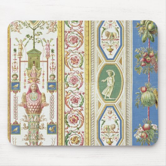 engrバチカンのRaphaelのLoggiaからのパネル マウスパッド (正面)