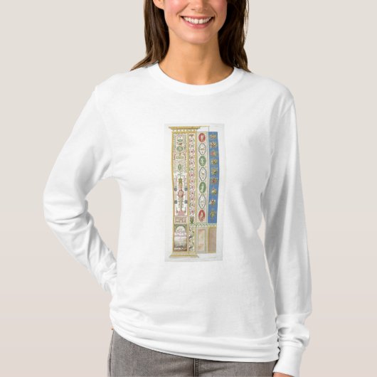 engrバチカンのRaphaelのLoggiaからのパネル Tシャツ (正面)