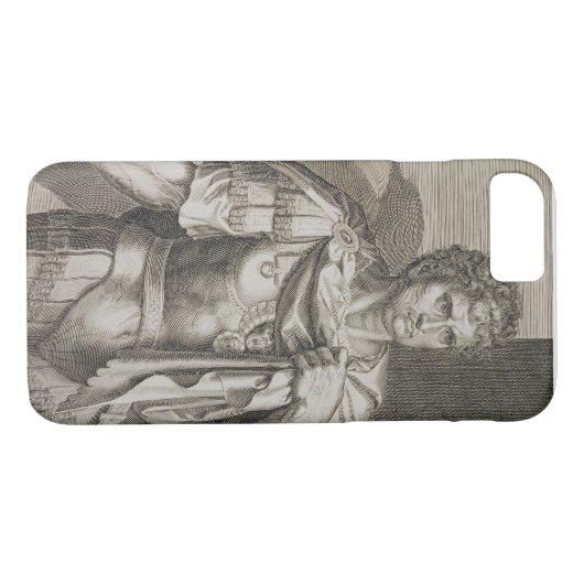 engrローマ54-68の広告のNero Claudiusシーザー皇帝 Case-Mate iPhoneケース (裏面(横))