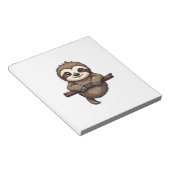 Engraved Sloth Tee Vintage Animal Art (2) ノートパッド (アングル)