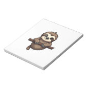 Engraved Sloth Tee Vintage Animal Art (2) ノートパッド (回転)