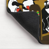 enguinsはトランプのポーカーのマウスパッドを余りに遊ぶことができます マウスパッド (コーナー)