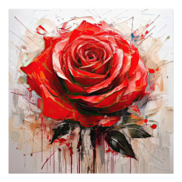 Enhancing Decor with Blooming Rose Designs フォトプリント