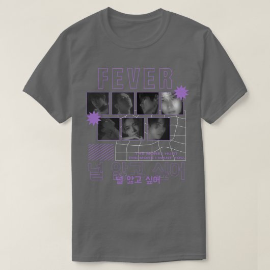 ENHYPEN Fever Kpop Tシャツ (デザイン正面)