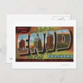 Enid、OklahomaLarge Letter ScenesEnid、OK ポストカード (正面/裏面)