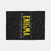 Enigma, The Rules Simply Do Not Apply フリースブランケット (正面(横))