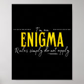 Enigma, The Rules Simply Do Not Apply  ポスター (正面)