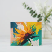 Enigmatic Blossom – A Dance Of Color And Motion ポストカード (スタンド正面)