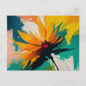 Enigmatic Blossom – A Dance Of Color And Motion ポストカード (正面)
