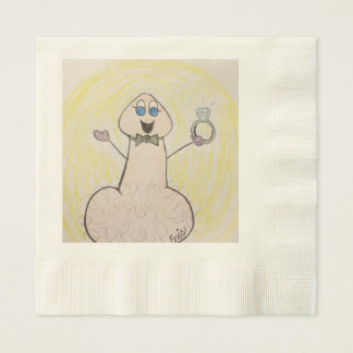 Enis The Penis- Enis der Penis 縁ありランチョンナプキン