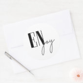 Enjoy ラウンドシール (封筒)