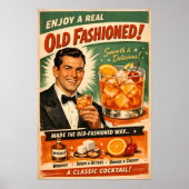 Enjoy a Real Old Fashioned ポスター (正面)