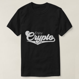 Enjoy Crypto Minimalist Design Tシャツ