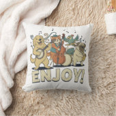 “Enjoy – Cute Pets Playing Musical Instruments クッション (ブランケット)