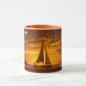 Enjoy Every Sunset - MARINA DEL REY, CA Mug マグカップ (中央)