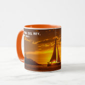 Enjoy Every Sunset - MARINA DEL REY, CA Mug マグカップ (正面左)