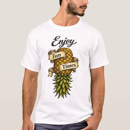 Enjoy Fun Times - T-Shirt  Tシャツ (正面)