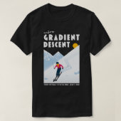 Enjoy gradient descent tシャツ (デザイン正面)