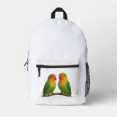 Enjoy life プリントバックパック (正面)