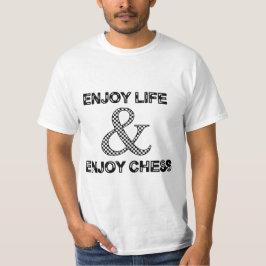 ENJOY LIFE & ENJOY CHESS Tシャツ