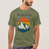 Enjoy Life in Calm Nature Tシャツ (正面)