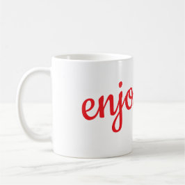 Enjoy life mug コーヒーマグカップ