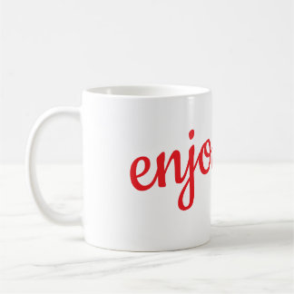 Enjoy life mug コーヒーマグカップ