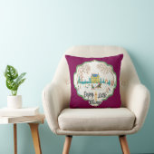 Enjoy Little Things Cozy Winter Scene Throw Pillow クッション (椅子)
