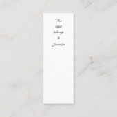 Enjoy Little Things Inspirational Life Quote スキニー名刺 (裏面)