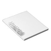 Enjoy Little Things Inspirational Life Quote ノートパッド (アングル)