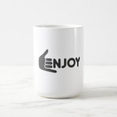 Enjoy T-Shirt コーヒーマグカップ (中央)