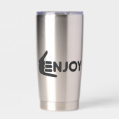 Enjoy T-Shirt 保温保冷タンブラー (正面)