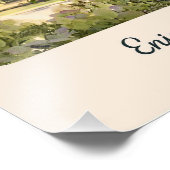 Enjoy the Alps - Chamonix France Botanical Landsca フォトプリント (角)