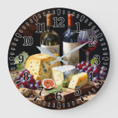 Enjoy the best in life  ラージ壁時計 (正面)