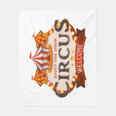 Enjoy the circus gift  フリースブランケット (正面)