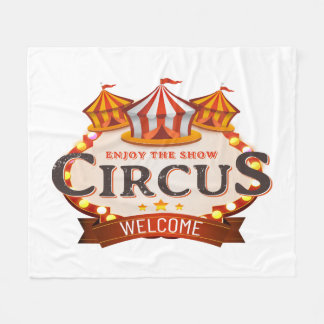 Enjoy the circus gift  フリースブランケット