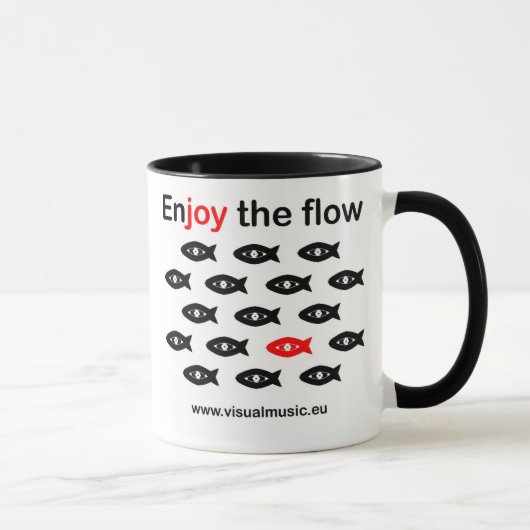 Enjoy the flow マグカップ (右)