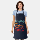 Enjoy the little things エプロン (着用した状態)