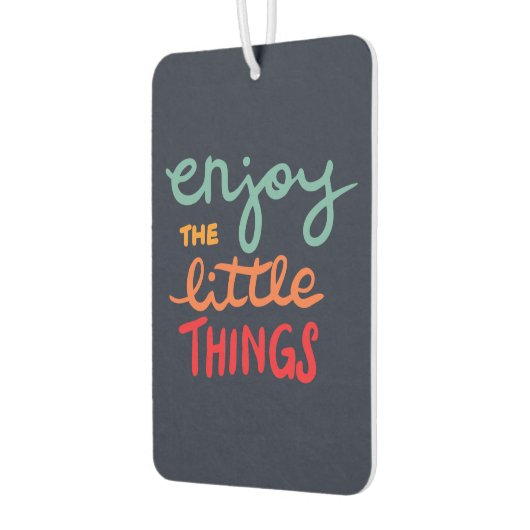Enjoy the little things カーエアーフレッシュナー (左)