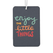 Enjoy the little things カーエアーフレッシュナー (裏面)