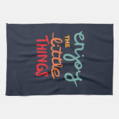 Enjoy the little things キッチンタオル (横)