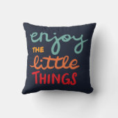 Enjoy the little things クッション (裏面)