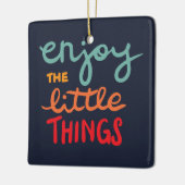 Enjoy the little things セラミックオーナメント (左)