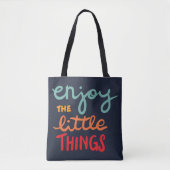 Enjoy the little things トートバッグ (正面)