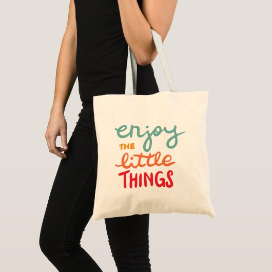 Enjoy the little things トートバッグ (正面(商品))