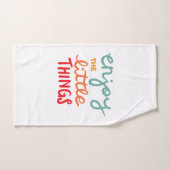 Enjoy the little things ハンドタオル (ハンドタオル)