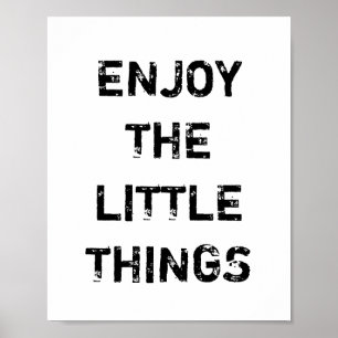 ENJOY THE LITTLE THINGS. ポスター
