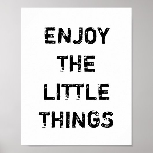 ENJOY THE LITTLE THINGS. ポスター (正面)