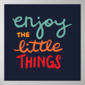 Enjoy the little things ポスター (正面)